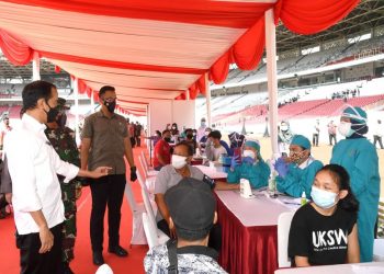 Presiden Targetkan Dua Juta Dosis Vaksinasi Harian di Bulan Agustus