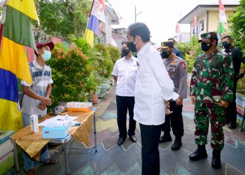 Sidak Lokasi PPKM Mikro di Jakarta, Presiden Tekankan Pentingnya Implementasi di Lapangan