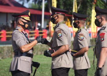 Kapolda Kepri Pimpin Upcara Penutupan Pendidikan dan Pelantikan Bintara Polri T.A. 2020/2021