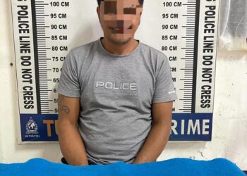 Polisi Ringkus Seorang Bandar Narkoba Dari Pinggir Sungai.