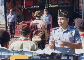 Semangat Pagi Pramuka Gudep 14.1387 Pangkalan Lapas Kelas I Medan Ikuti Apel & Pengarahan Kabid Pembinaan