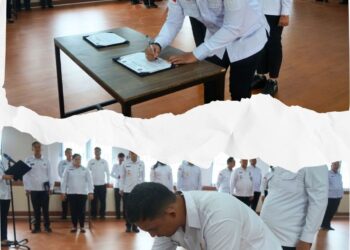 Foto: Panandatangan Ikrar Anti Narkoba Seluruh Jajaran Staf Lapas I Medan