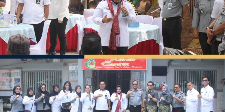 Foto: Dirwatkeshab Beserta Jajaran Staf Lapas Kelas I Medan Foto Bersama