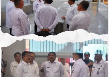 Mentri Imipas Didampingi Dirjen Pemasyarakatan Dan Pejabat Lainnya,Meninjau Langsung Dapur Sehat.(Doc/Foto:Lapas I Medan)