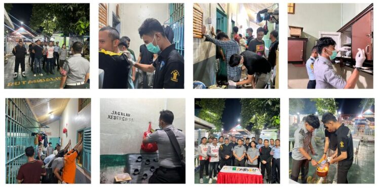 Razia Insidentil Dirutan Kelas IIB Balige.(Doc/Foto: Rutan Kelas IIB Balige)