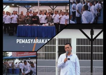 Razia Gabungan di Rutan Kelas I Medan Dipimpin Andi Surya